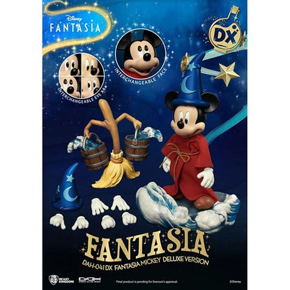 Disney Classic: Dynamic 8ction Heroes Actionfigur Deluxe Version 1/9 - Mickey Mouse - Fantasia - DAH-041 - 21 cm