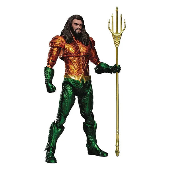 DC: Dynamic 8ction Heroes Actionfigur 1/9 - Justice League Aquaman (Comic Color Ver.) - DAH-007SP - 20 cm