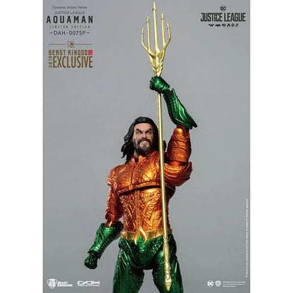 DC: Dynamic 8ction Heroes Actionfigur 1/9 - Justice League Aquaman (Comic Color Ver.) - DAH-007SP - 20 cm