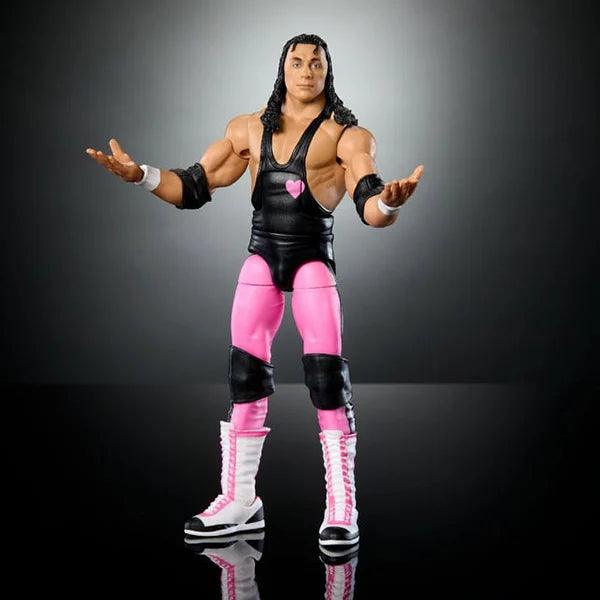 WWE Wrestling: Bret Hart - BAF - Elite Collection Actionfigur - 15 cm
