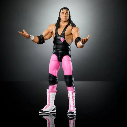 WWE Wrestling: Bret Hart - BAF - Elite Collection Actionfigur - 15 cm