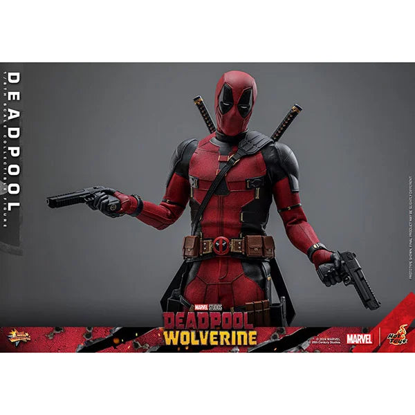 Hot Toys: Deadpool & Wolverine - Deadpool - Movie Masterpiece - Actionfigur 1/6 - 31 cm