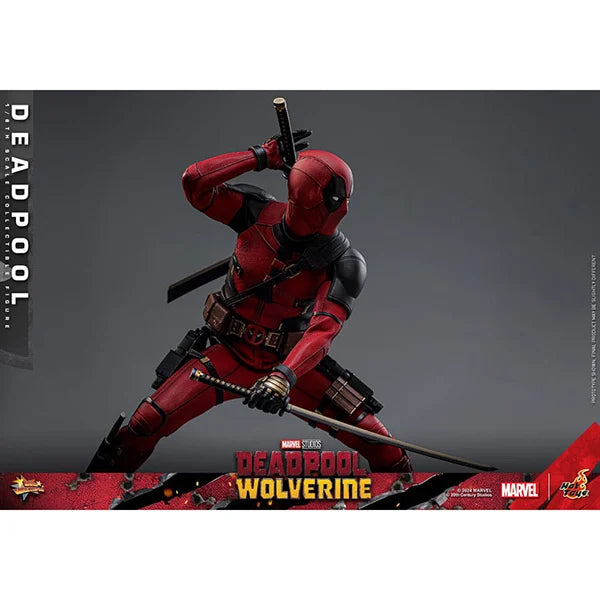 Hot Toys: Deadpool & Wolverine - Deadpool - Movie Masterpiece - Actionfigur 1/6 - 31 cm