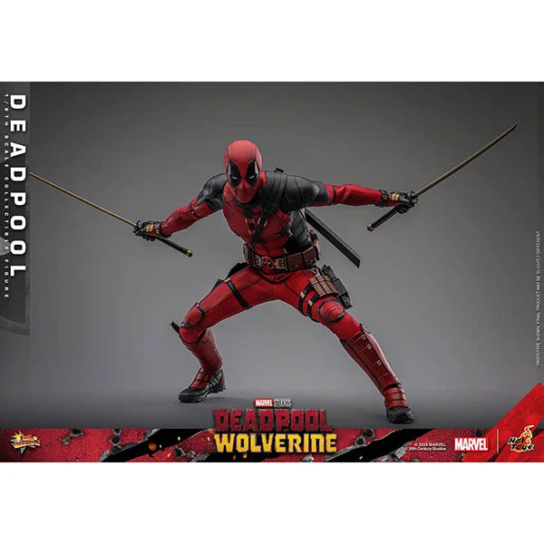 Hot Toys: Deadpool & Wolverine - Deadpool - Movie Masterpiece - Actionfigur 1/6 - 31 cm