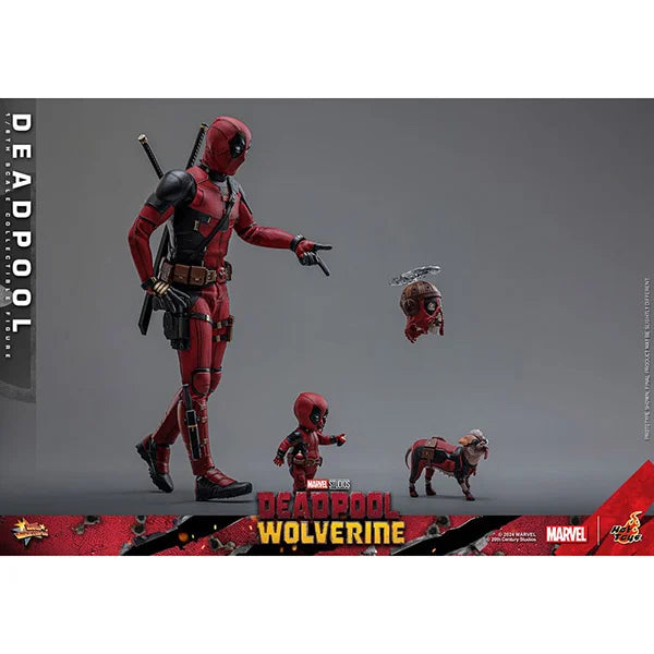 Hot Toys: Deadpool & Wolverine - Deadpool - Movie Masterpiece - Actionfigur 1/6 - 31 cm