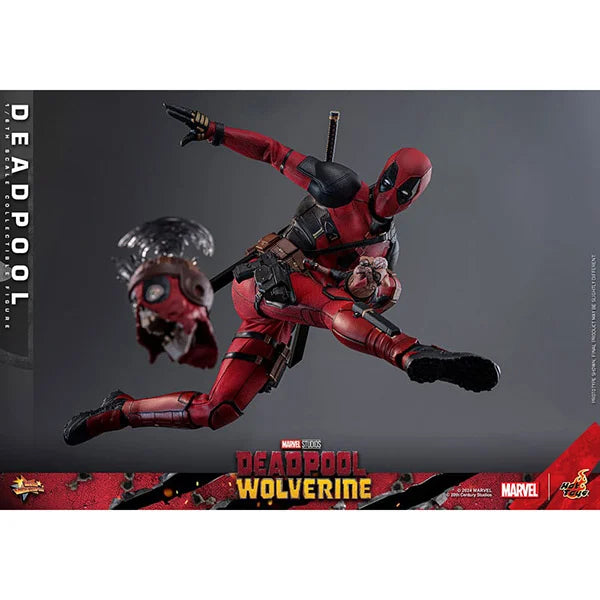 Hot Toys: Deadpool & Wolverine - Deadpool - Movie Masterpiece - Actionfigur 1/6 - 31 cm