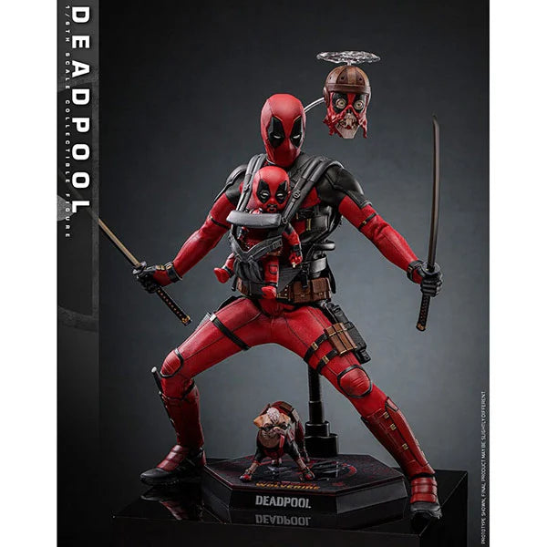 Hot Toys: Deadpool & Wolverine - Deadpool - Movie Masterpiece - Actionfigur 1/6 - 31 cm