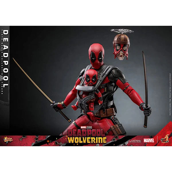 Hot Toys: Deadpool & Wolverine - Deadpool - Movie Masterpiece - Actionfigur 1/6 - 31 cm