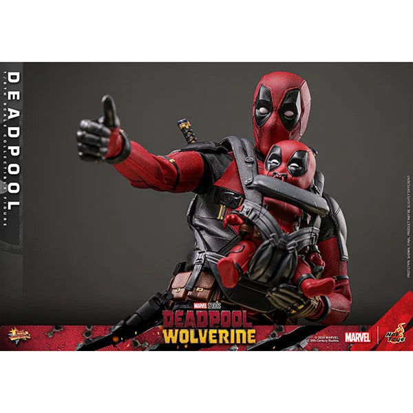 Hot Toys: Deadpool & Wolverine - Deadpool - Movie Masterpiece - Actionfigur 1/6 - 31 cm