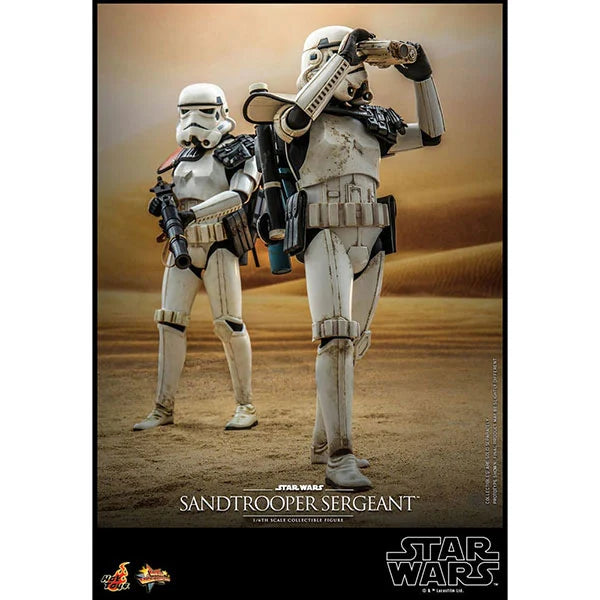 Hot Toys: Star Wars - A New Hope (Episode IV) - Sandtrooper Sergeant - Movie Masterpiece Series - Actionfigur 1/6 - 30 cm