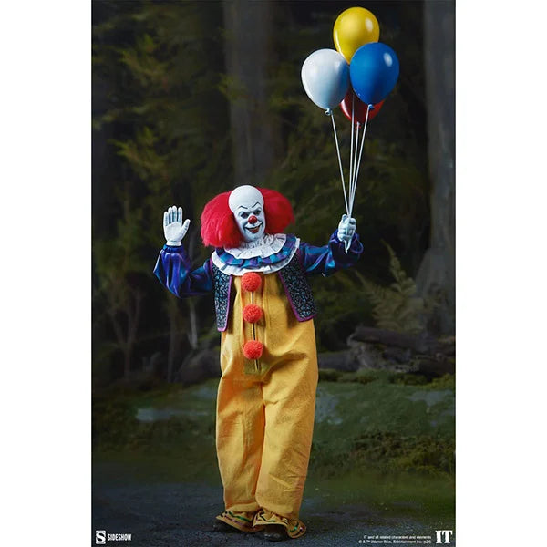 Sideshow: Stephen Kings - Es - Retro Pennywise (1990) - Actionfigur 1/6 - 30 cm