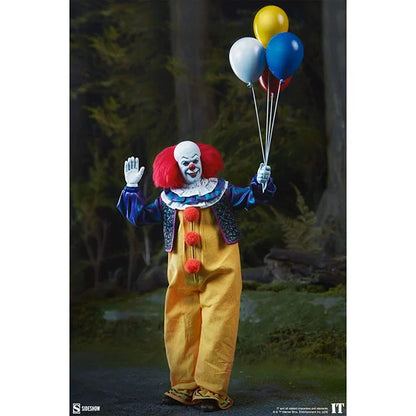 Sideshow: Stephen Kings - Es - Retro Pennywise (1990) - Actionfigur 1/6 - 30 cm