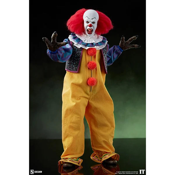 Sideshow: Stephen Kings - Es - Retro Pennywise (1990) - Actionfigur 1/6 - 30 cm