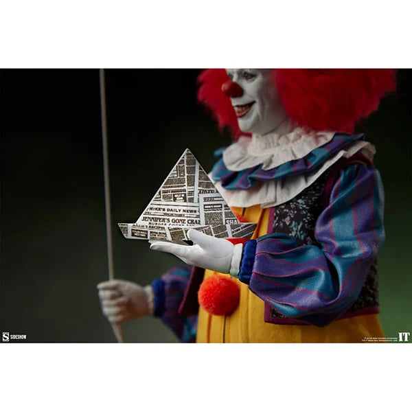 Sideshow: Stephen Kings - Es - Retro Pennywise (1990) - Actionfigur 1/6 - 30 cm
