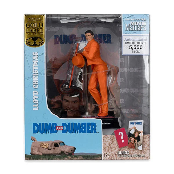 Movie Maniacs: Dumm und Dümmer - Lloyd Christmas (Gold Label) - Statue - 15 cm