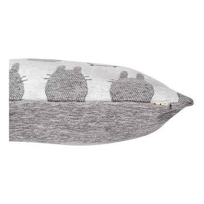 Mein Nachbar Totoro: Totoro Silhouette - weiss - Kissen