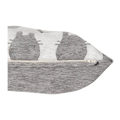 Mein Nachbar Totoro: Totoro Silhouette - weiss - Kissen