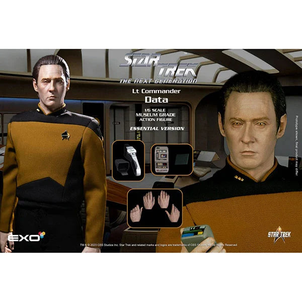 Star Trek: The Next Generation - Lt. Commander Data (Essentials Version) - Actionfigur 1/6 - 30 cm