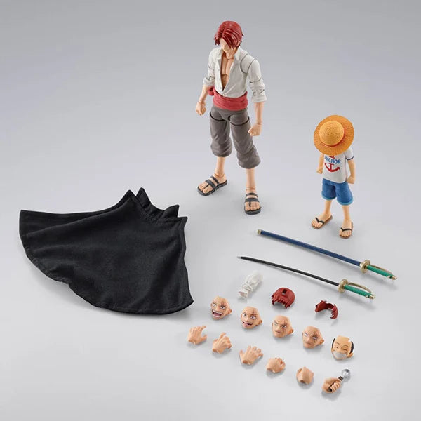 One Piece: Shanks & Monkey D. Ruffy (Childhood Ver.) - S.H. Figuarts -Actionfiguren 2er-Pack - 17 cm