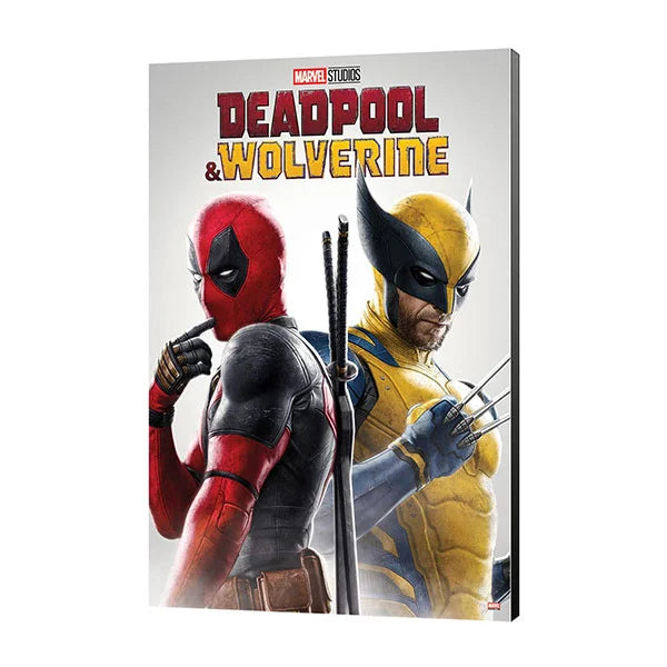 Marvel: Deadpool & Wolverine Action 02 -Best Friends - Holzdruck - 35 x 50 cm