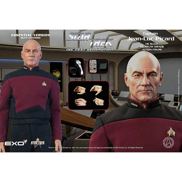 Star Trek: The Next Generation - Captain Jean-Luc Picard (Essential Duty Uniform) - Actionfigur 1/6 - 30 cm