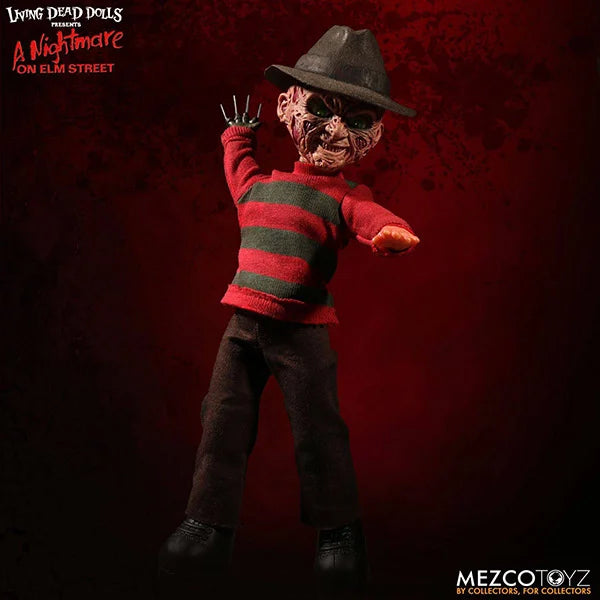Nightmare On Elm Street: Freddy Krueger - Living Dead Dolls mit Sound - 25 cm