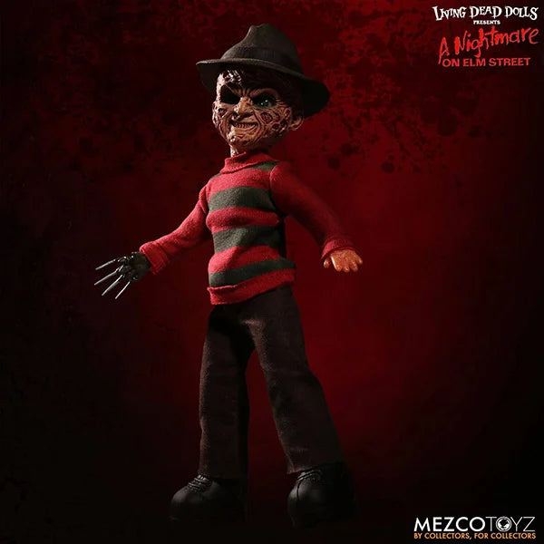 Nightmare On Elm Street: Freddy Krueger - Living Dead Dolls mit Sound - 25 cm