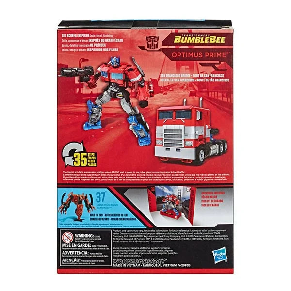 Transformers: Bumblebee - Voyager Class Studio Series - Optimus Prime - Actionfigur - E4629 - 17 cm