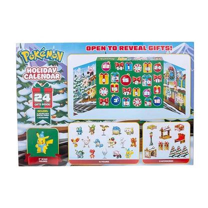 Pokémon: Der exklusive Adventskalender 2025 - 24 Figuren & Zubehör