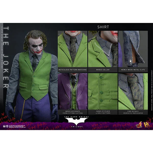 Hot Toys: The Joker (The Dark Knight Trilogy) - DX Series - Collector Edition - Actionfigur 1/6 - 31 cm