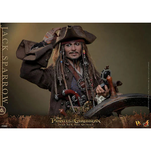 Hot Toys: Pirates of the Caribbean (Salazars Rache) - Jack Sparrow - DX Series - Collector Edition - Actionfigur 1/6 - 30 cm