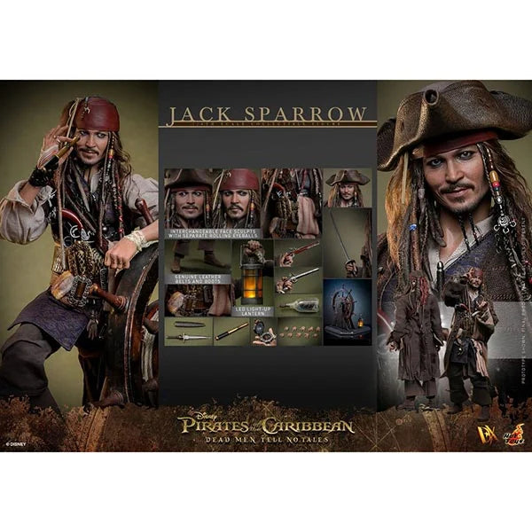 Hot Toys: Pirates of the Caribbean (Salazars Rache) - Jack Sparrow - DX Series - Collector Edition - Actionfigur 1/6 - 30 cm