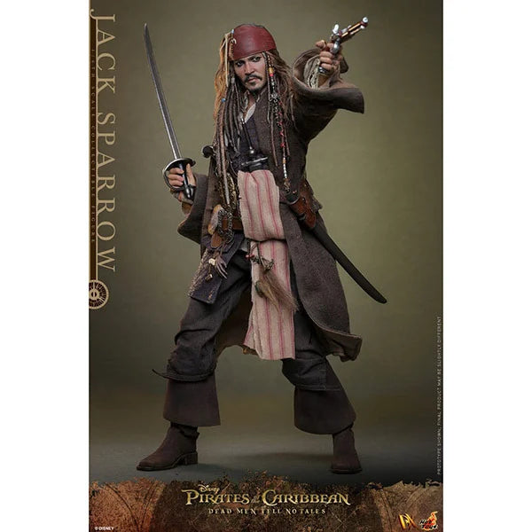 Hot Toys: Pirates of the Caribbean (Salazars Rache) - Jack Sparrow - DX Series - Collector Edition - Actionfigur 1/6 - 30 cm