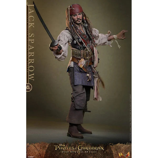 Hot Toys: Pirates of the Caribbean (Salazars Rache) - Jack Sparrow - DX Series - Collector Edition - Actionfigur 1/6 - 30 cm