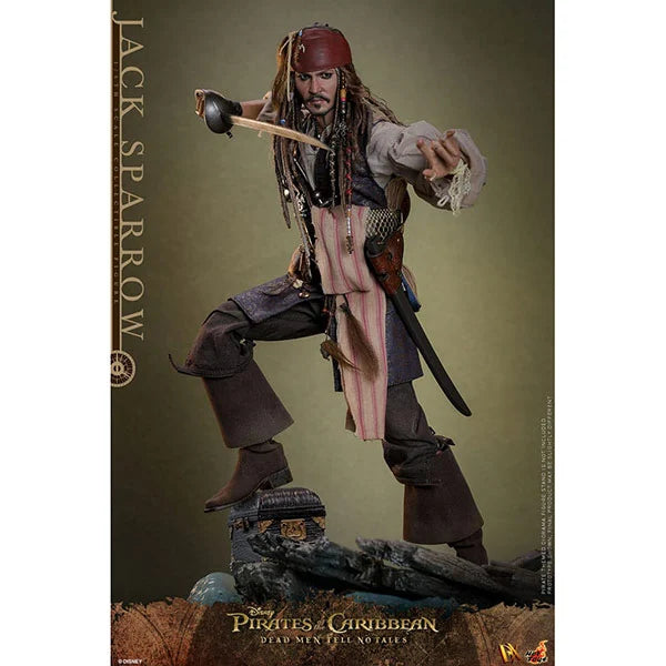 Hot Toys: Pirates of the Caribbean (Salazars Rache) - Jack Sparrow - DX Series - Collector Edition - Actionfigur 1/6 - 30 cm