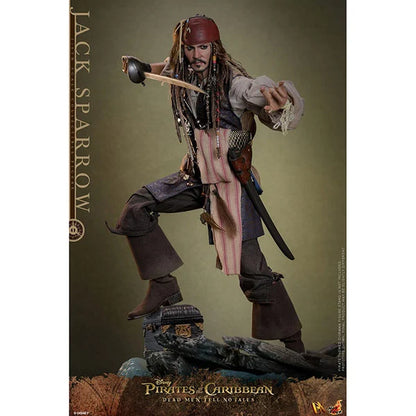 Hot Toys: Pirates of the Caribbean (Salazars Rache) - Jack Sparrow - DX Series - Collector Edition - Actionfigur 1/6 - 30 cm