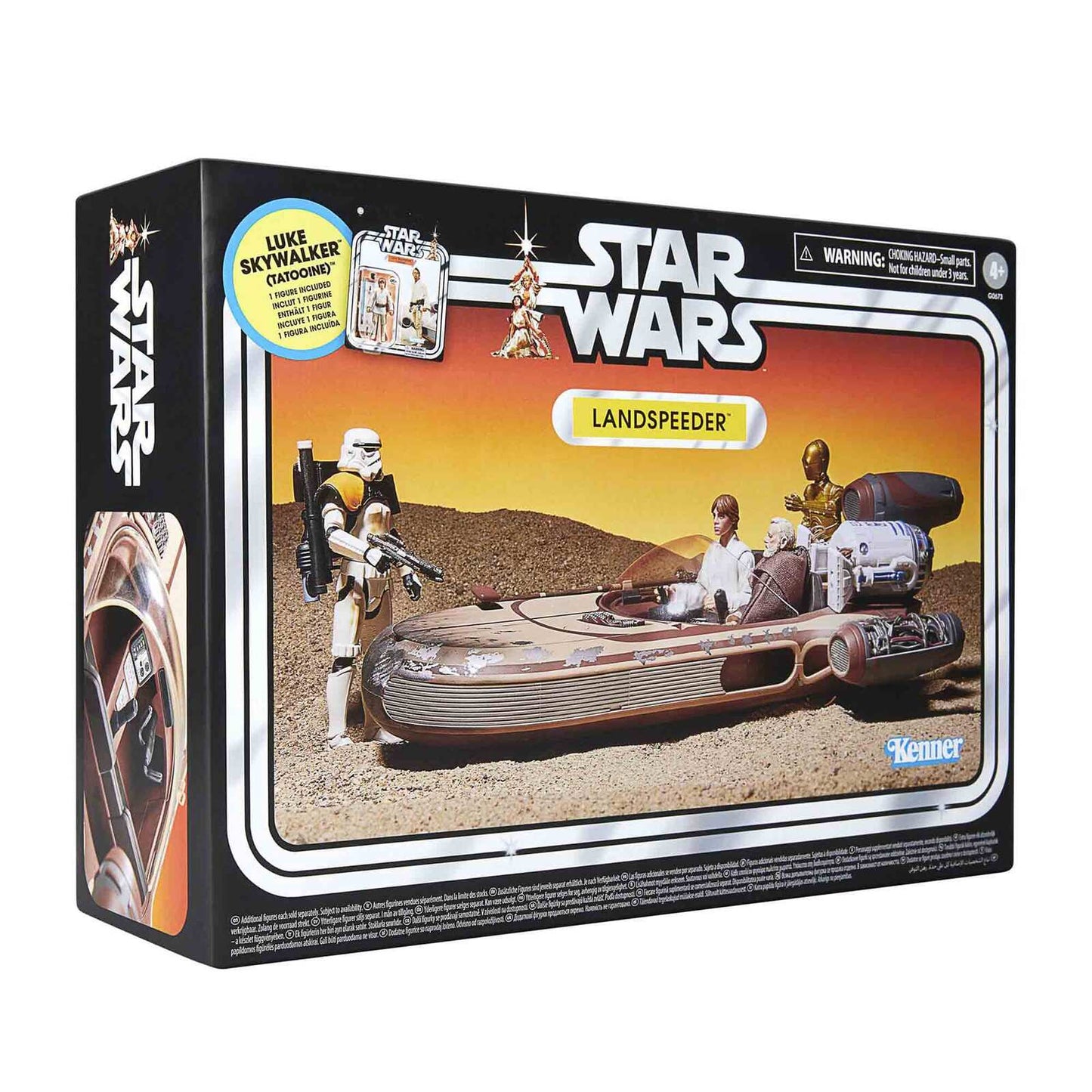 Star Wars: Vintage Collection - Kenner - Fahrzeug - Episode IV - Landspeeder & Luke Skywalker (Tatooine) - Actionfigur - G0673 - 10 cm