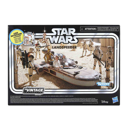 Star Wars: Vintage Collection - Kenner - Fahrzeug - Episode IV - Landspeeder & Luke Skywalker (Tatooine) - Actionfigur - G0673 - 10 cm