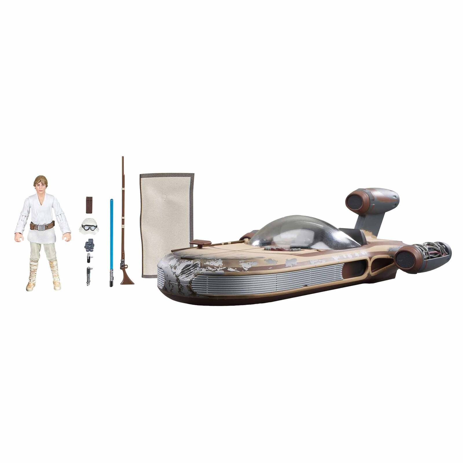 Star Wars: Vintage Collection - Kenner - Fahrzeug - Episode IV - Landspeeder & Luke Skywalker (Tatooine) - Actionfigur - G0673 - 10 cm