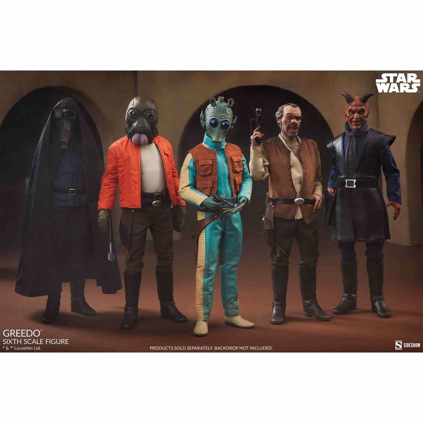Sideshow: Star Wars - Scum & Villainy - Greedo - Collector Edition - Actionfigur 1/6 - 30 cm