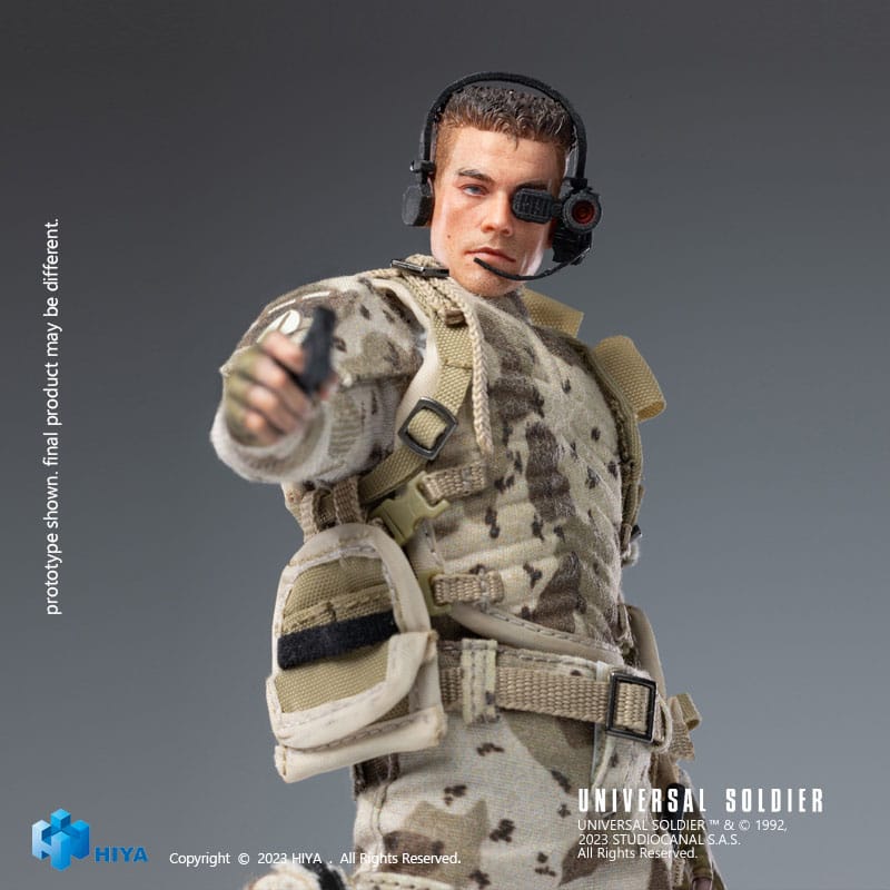 Universal Soldier: Luc Deveraux - Exquisite Super Actionfigur 1/12 - 16 cm
