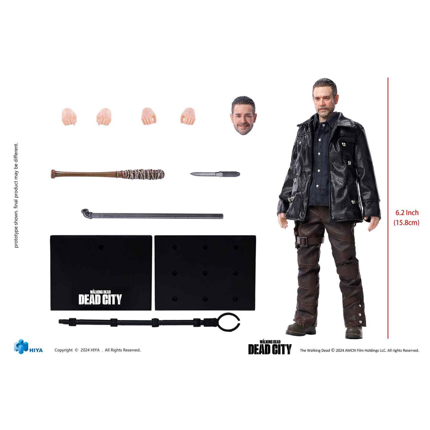 The Walking Dead: Dead City Exquisite Super Series - Negan - Exquisite Super Actionfigur 1/12 - 16 cm