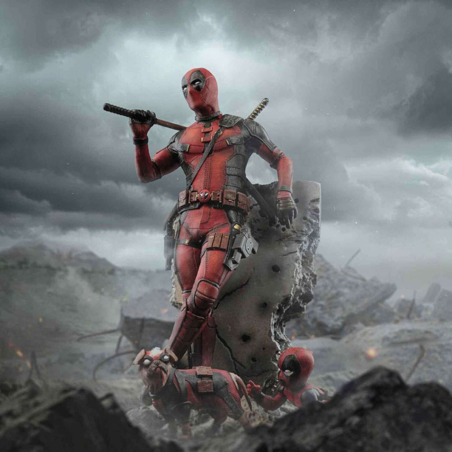Marvel: Deadpool 3 - Deadpool - Art Scale Statue 1/10 - 21 cm