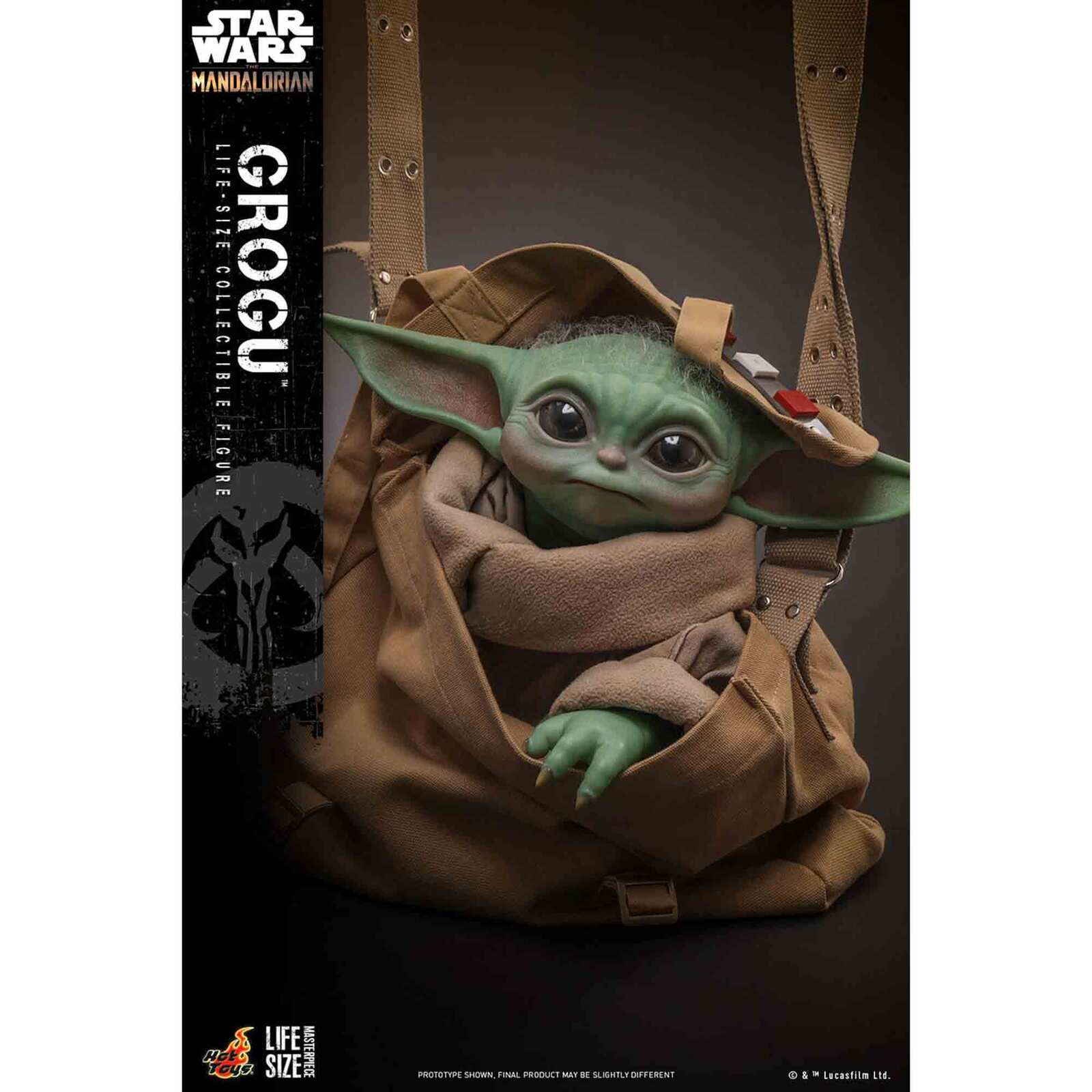 Hot Toys: Star Wars - The Mandalorian - Grogu - Masterpiece - Life-Size Actionfigur 1/1 - 37 cm