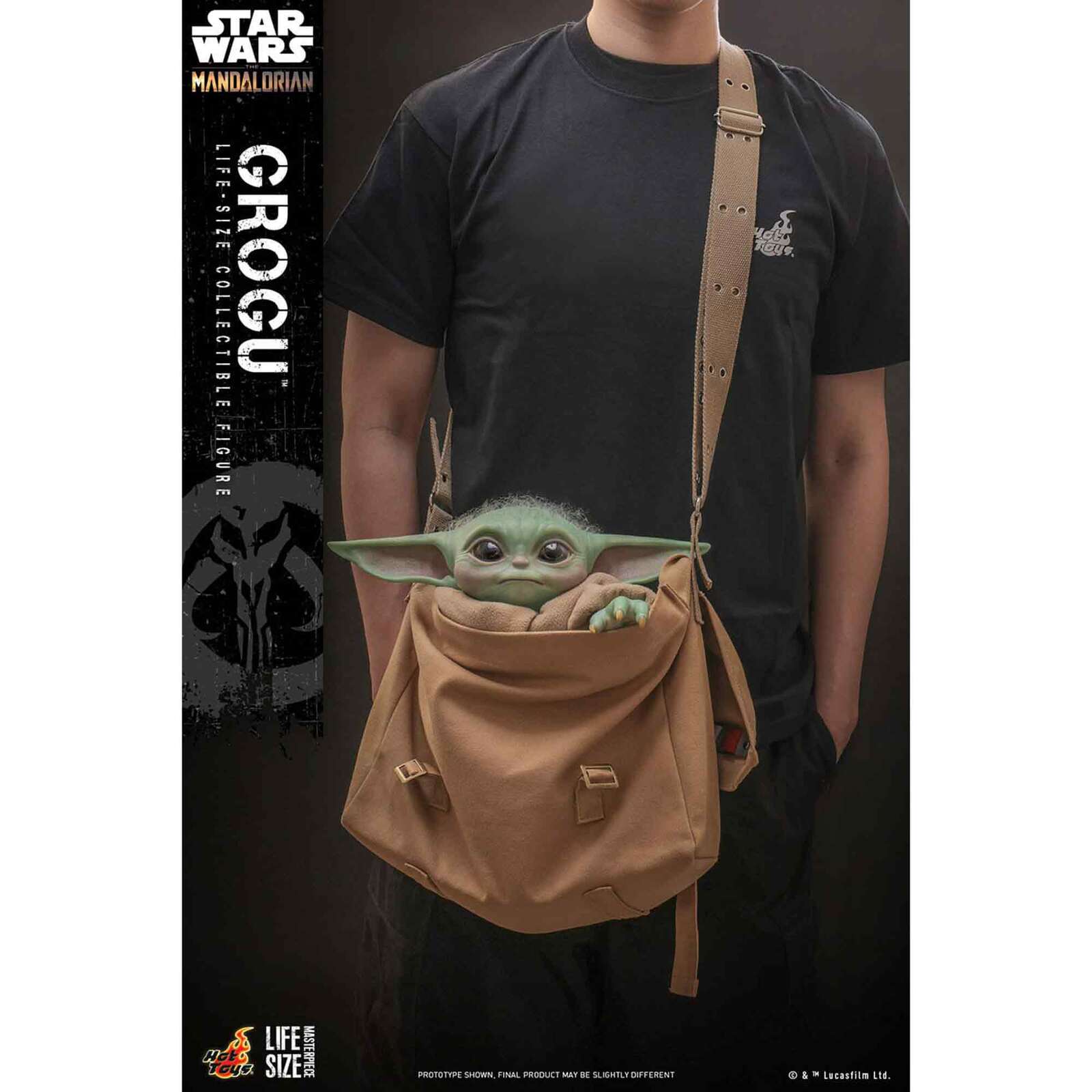 Hot Toys: Star Wars - The Mandalorian - Grogu - Masterpiece - Life-Size Actionfigur 1/1 - 37 cm