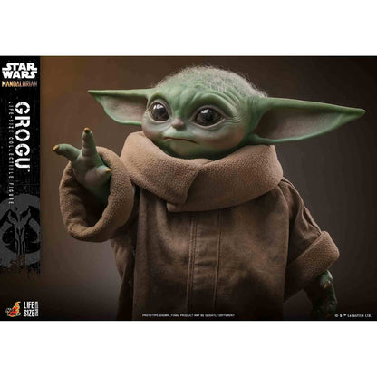 Hot Toys: Star Wars - The Mandalorian - Grogu - Masterpiece - Life-Size Actionfigur 1/1 - 37 cm