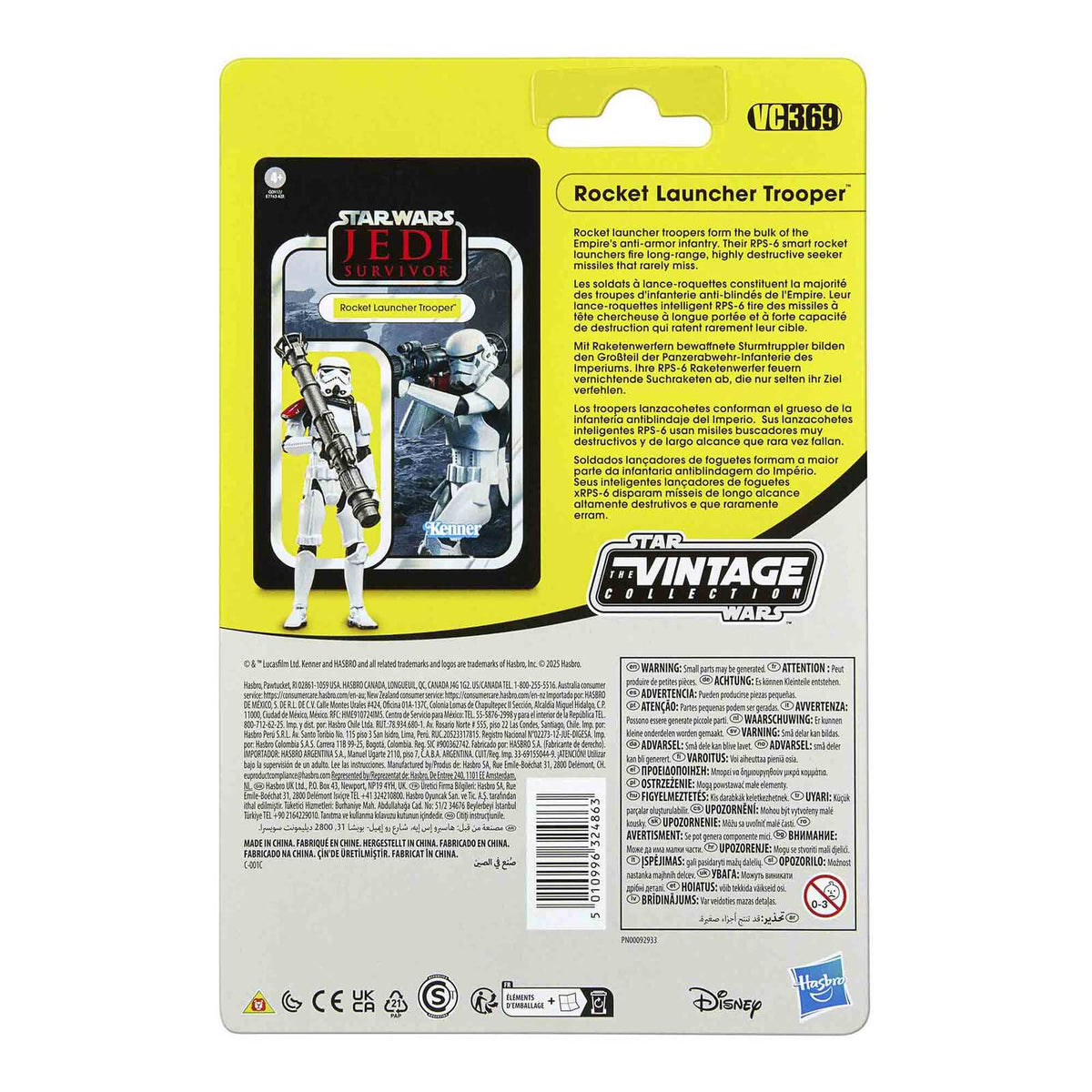 Star Wars: Vintage Collection - Kenner - Jedi - Survivor Rocket Launcher Trooper -  Actionfigur - G0917 - 10 cm