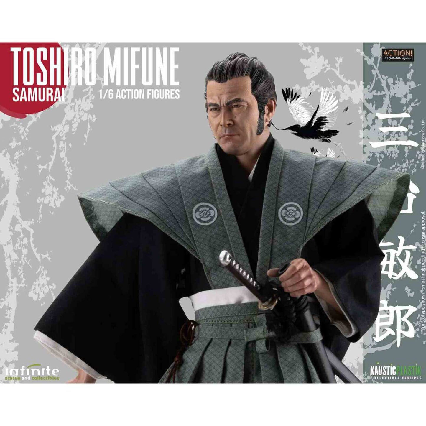 Infinite Statue: Toshiro Mifune - Samurai - Actionfigur 1/6 - 30 cm
