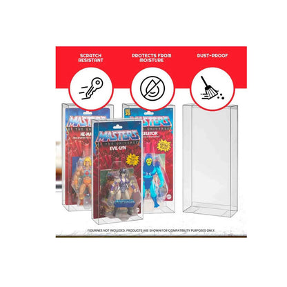 Schutzhülle: Evoretro - Box (Carded) PET Gehäuse 10er-Pack - Actionfiguren - Masters of Universe Origins