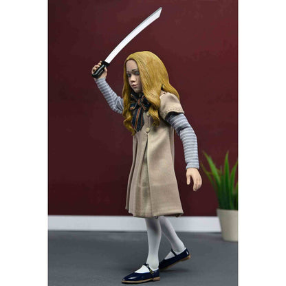 Mit dieser detailgetreuen M3GAN Actionfigur bringt NECA die unheimliche Protagonistin des Kinohits originalgetreu in Ihre Sammlung.